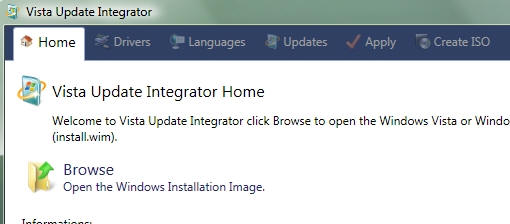 Vista Update Integrator