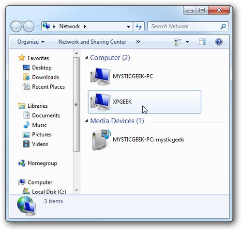 Как настроить общий доступ между Windows 7 и XP