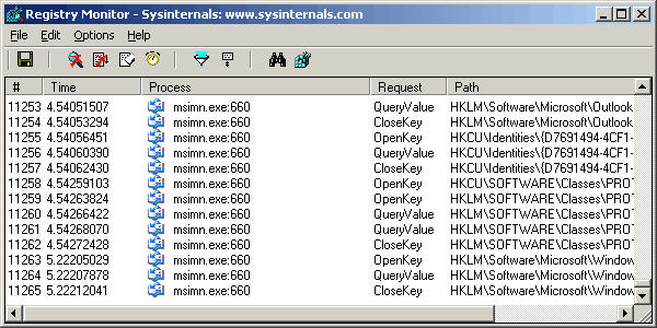 registry monitor