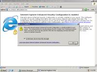Windows 2003 Professional Internet Explorer