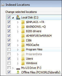 Windows XP и Windows Vista – более быстрый поиск файлов