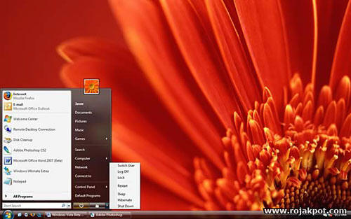 Windows Vista – интерфейс
