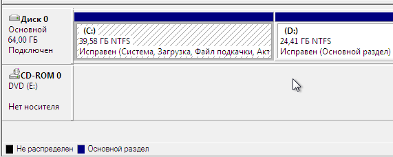 Установка Windows XP на компьютер с Windows Vista